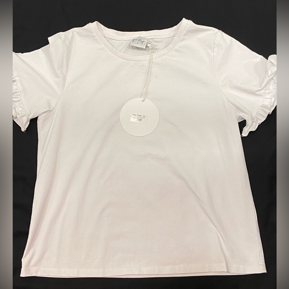 NWT Princess Polly Roxy Ruffle Tee